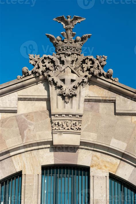 architectural detail  barcelona spain  stock photo  vecteezy