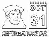 Luther Reformation Reformationstag Theses Protestant Supercoloring Ausdrucken Feat Drucken sketch template