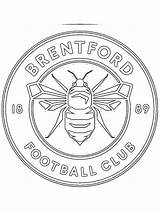 Brentford Fc Colouring Football Coloring Pages Coloringpage Ca Colour sketch template