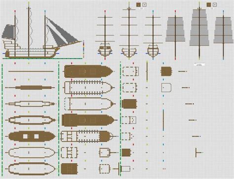 wonderful ship schematic       airship minecraft blueprints