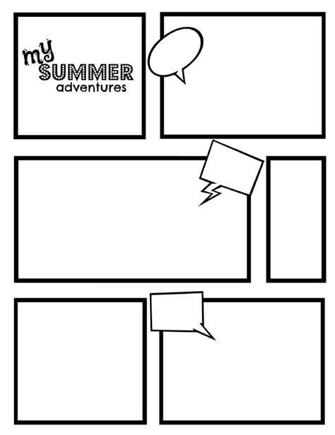 pin by maria marciniec lopiccalo on batman comic strip template comic book template comic strips