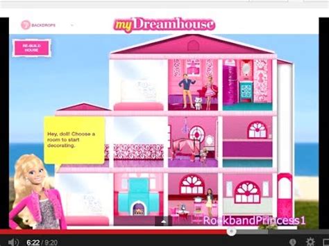 barbie life   dreamhouse barbie games  girls  kids youtube