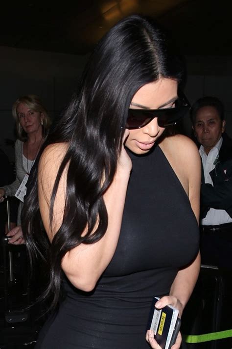 Kim Kardashian Wavy Black Loose Waves Hairstyle Steal Her Style