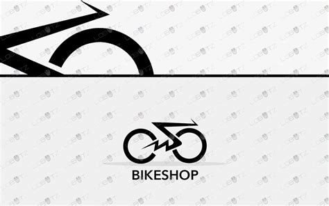 modern trendy bike logo  sale bike shop logo lobotz