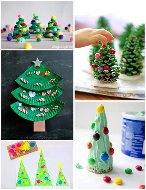 adorable christmas tree crafts kids
