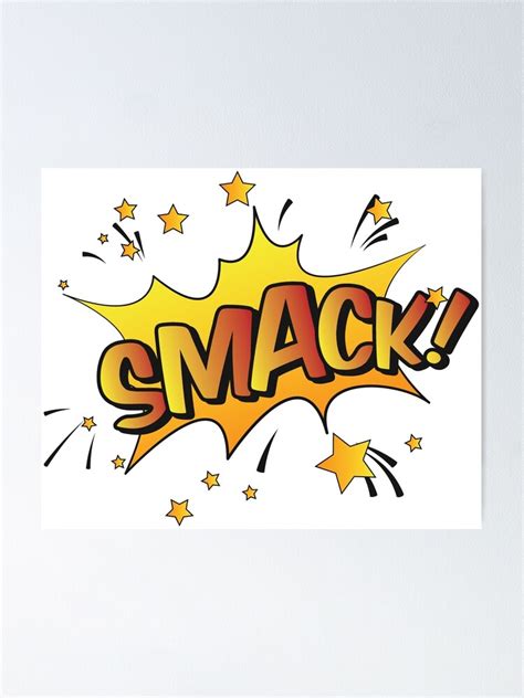 smack poster  sale  gtdesigns redbubble
