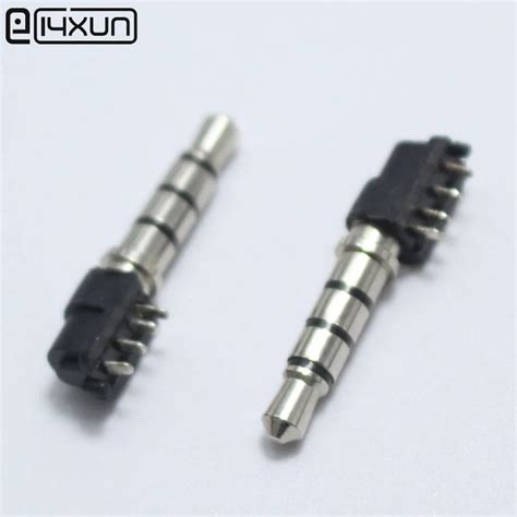 pcs  pole audio maintenance headphone plug mm stereo plugs dual channel connector