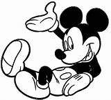 Mickey Mouse Coloring Cartoon Wecoloringpage Spread sketch template