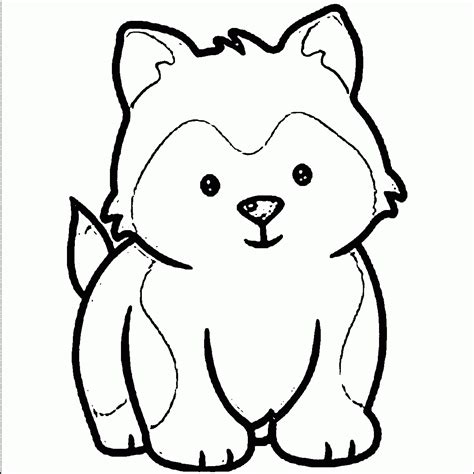 cute husky puppies coloring pages coloring pages