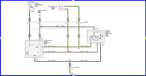 diagram ford  power windows wiring diagram mydiagramonline