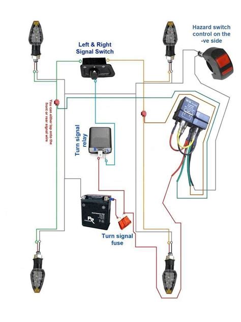 beautiful motorcycle led light wiring diagram