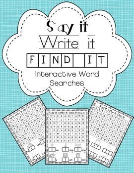 write  find  interactive word searches literacy