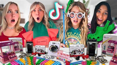 trying viral tik tok products youtube