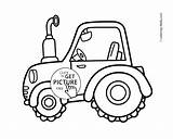 Coloring Pages Tractor Transportation John Deere Toddlers Kids Simple Land Color Drawing Printable Truck Plow Water Printables Cute Colouring Getcolorings sketch template