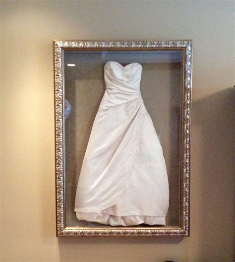 wedding dress frame ideas  preserve  precious