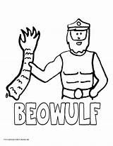 Coloring Beowulf Pages Clipart Library sketch template