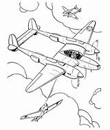 Coloring Fighter Aircraft Lightning Drawings Amd Lockheed Military Go Designlooter Print Next Back sketch template