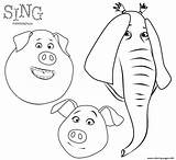 Sing Coloring Pages Animation Printable Print Movie Animals Color Bestcoloringpagesforkids Kids Colouring Singing Book Rosita Sheets Popular Getcolorings sketch template