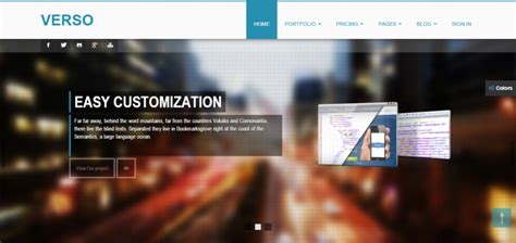 bootstrap html website templates themes
