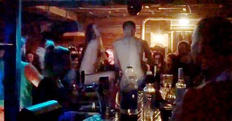 Naked Couple Filmed Having Sex On Nightclub Bar While Being Cheered On