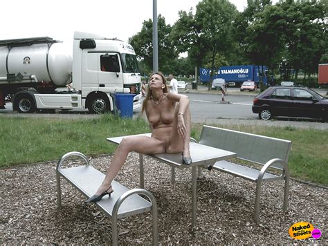 naughty milf nude at truck stop