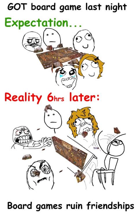 Board Games Expectations Vs Reality