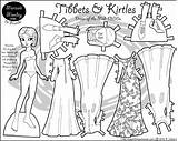 Paper Doll Coloring Pages Marisole Monday Dolls Printable Historical Print Mid 1300s Color Marisol Tibbets Kirtles Fashion 1300 Mondays Thin sketch template