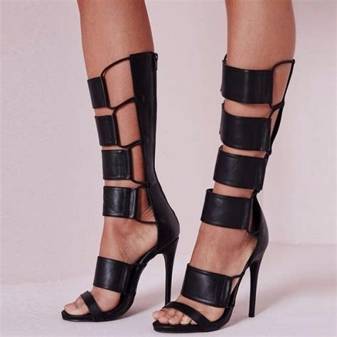 high heel shoes roman summer gladiator sandals womens open toe ankle