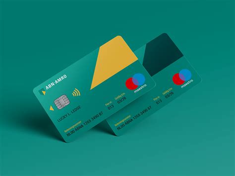 abn amro bank card redesign  behance