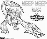 Invizimals Meep Max Shadow Zone Coloring Pages sketch template