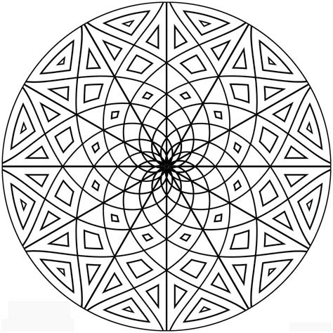 circular circular patterns colouring pages detailed coloring pages