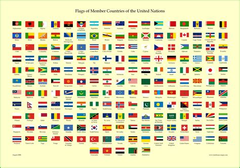 world flag printables