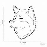 Akita Drawing Inu Dog Getdrawings sketch template