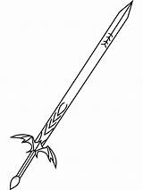 Sword sketch template