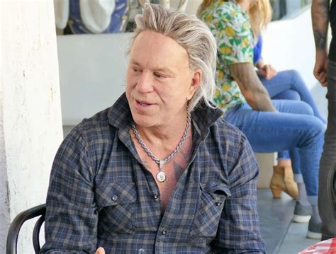 the irregular outlook of actor mickey rourke after years of cosmetic
