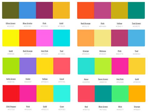ultimate color combinations cheat sheet  inspire  design decoracion de unas fondos