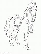 Coloring Barbie Pages Pony Tale Girls Horse Sisters Her Adventures Printable Cute sketch template