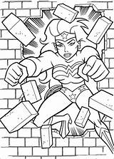 Wonder Woman Coloring Printable Pages Print Size sketch template