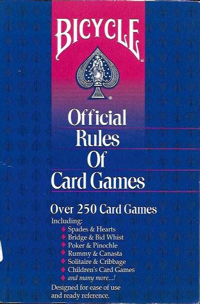 official rules  card games  edition