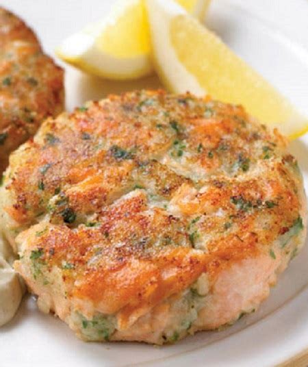 oven baked salmon cakes   recipes