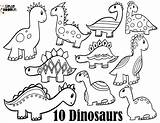 Dinosaur Doodles Stevie Triceratops sketch template