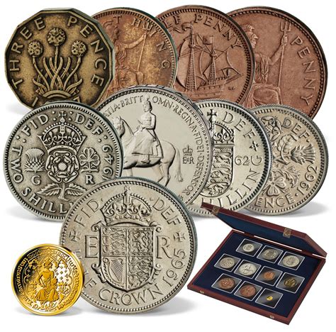 coins   united kingdom predecimalisation coin set british