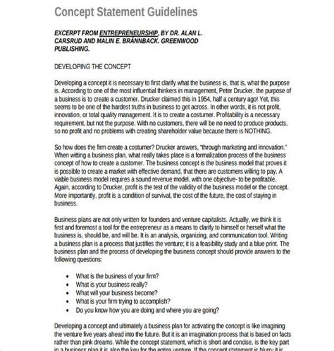 business concept paper format concept paper  format