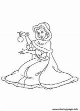 Coloring Christmas Princess Pages Disney Printable Friends Book Info Coloriage Colorpages Color sketch template