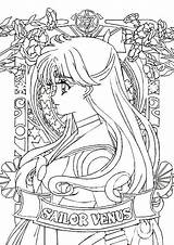 Sailor Coloring Moon Pages Deviantart Venus Smc Portraits Choose Board sketch template