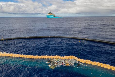 ocean cleanup finally started picking  plastic