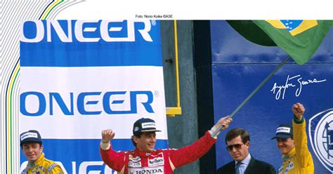 The Only Time Senna And Brundle Shared A Podium In F1 Ayrton Senna