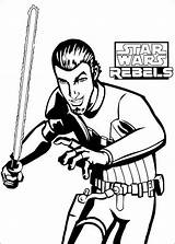 Coloring Wars Star Pages Rebels sketch template