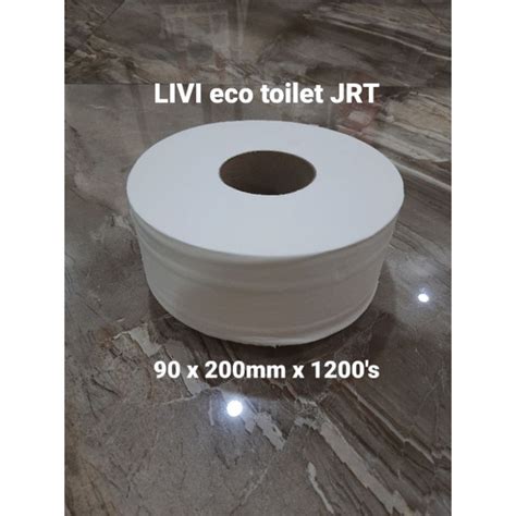 Jual Tisu Tissu Tissue Livi Eco Toilet Jrt Jumbo Rol Gulung 1200sheets