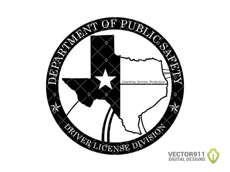 texas drivers license division logo texas department  etsy